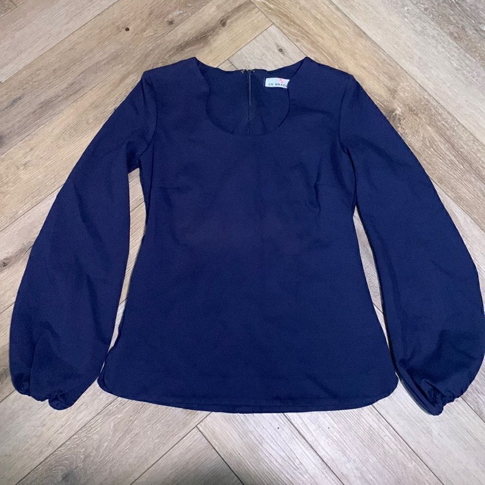 Ck Bradley Bubble Sleeve Top
